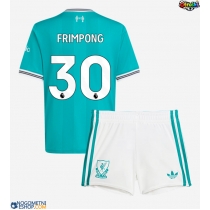 Otroški Nogometni dresi Liverpool Jeremie Frimpong #30 Tretji 2025-26 Kratek Rokav (+ Kratke hlače)